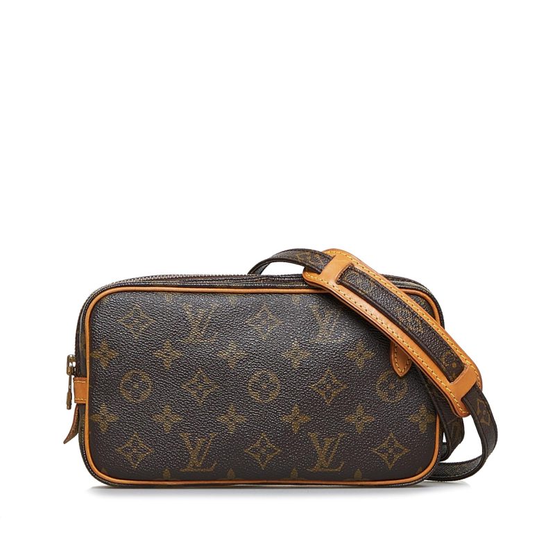 Louis Vuitton Monogram Pochette Marly Bandouliere (SHG-zkEFpR) - Image 9