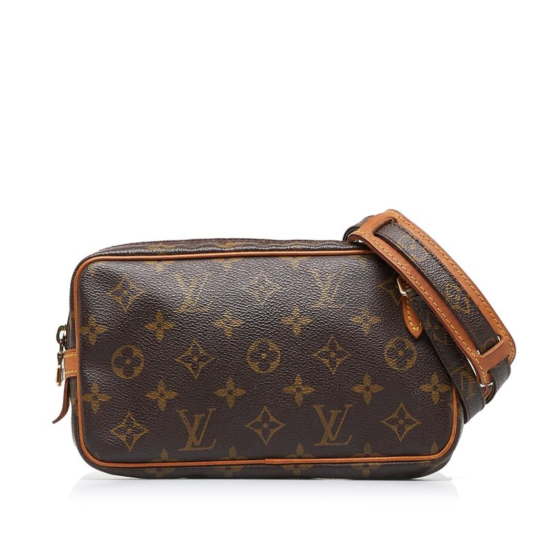 Louis Vuitton Monogram Pochette Marly Bandouliere (SHG-qLaxGL) - Image 9