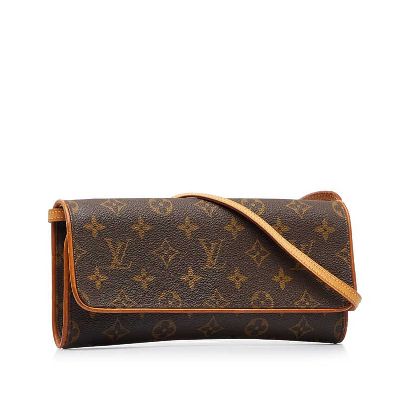 Louis Vuitton Monogram Pochette Twin GM (SHG-CMo6pq)