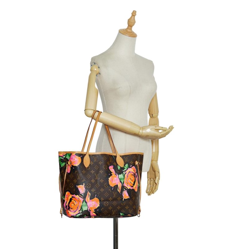 Louis Vuitton Monogram Roses Neverfull MM (SHG-v6L1z7) - Image 4