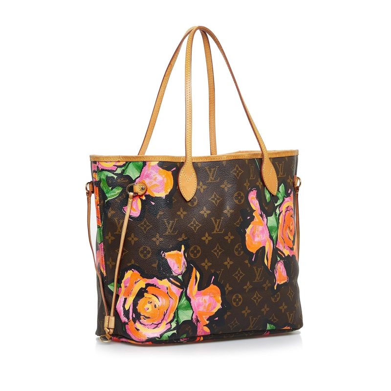 Louis Vuitton Monogram Roses Neverfull MM (SHG-v6L1z7)