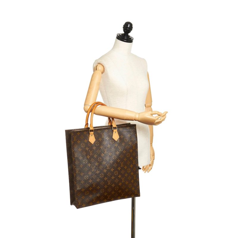 Louis Vuitton Monogram Sac Plat (SHG-32304) - Image 4