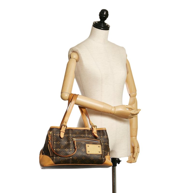 Louis Vuitton Monogram Sac Riveting (SHG-34275) - Image 4