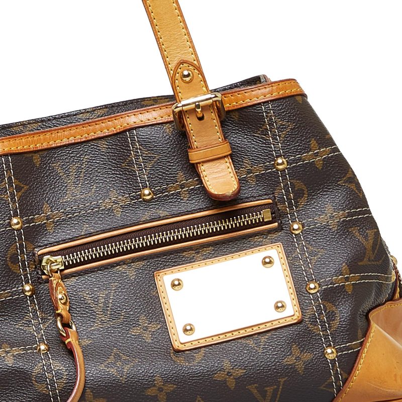 Louis Vuitton Monogram Sac Riveting (SHG-BUsmHv) - Image 9