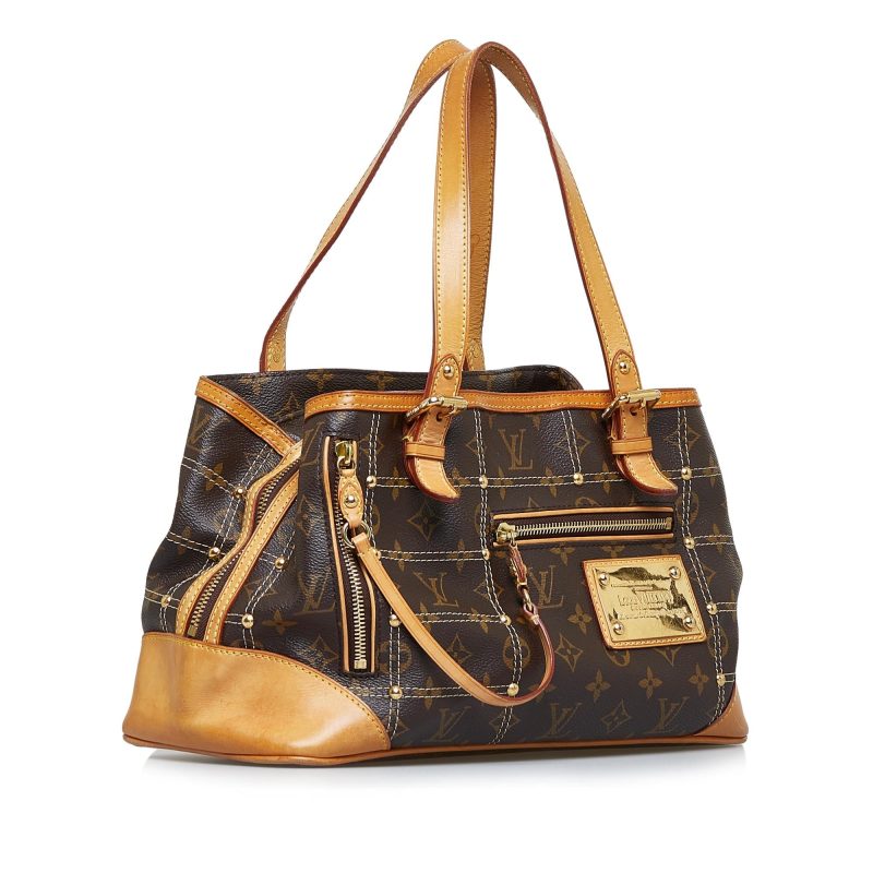 Louis Vuitton Monogram Sac Riveting (SHG-BUsmHv)