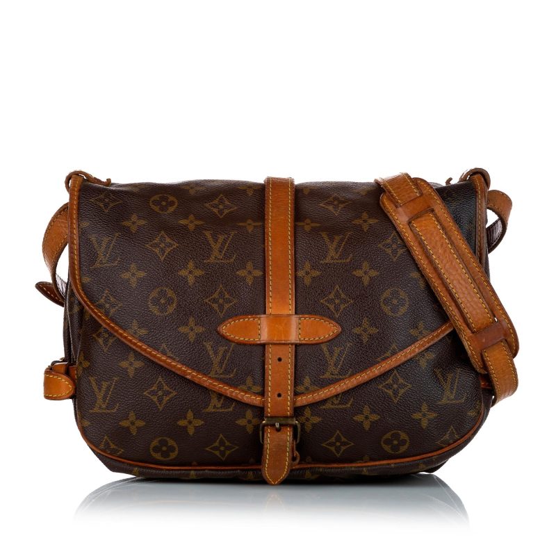 Louis Vuitton Monogram Saumur 25 (SHG-34635) - Image 11