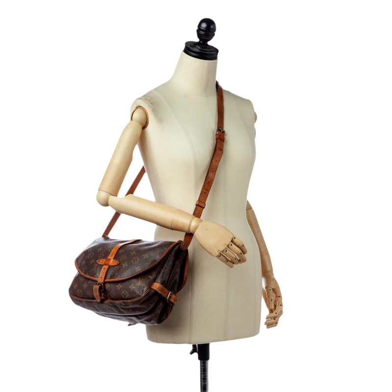Louis Vuitton Monogram Saumur 25 (SHG-34635) - Image 4