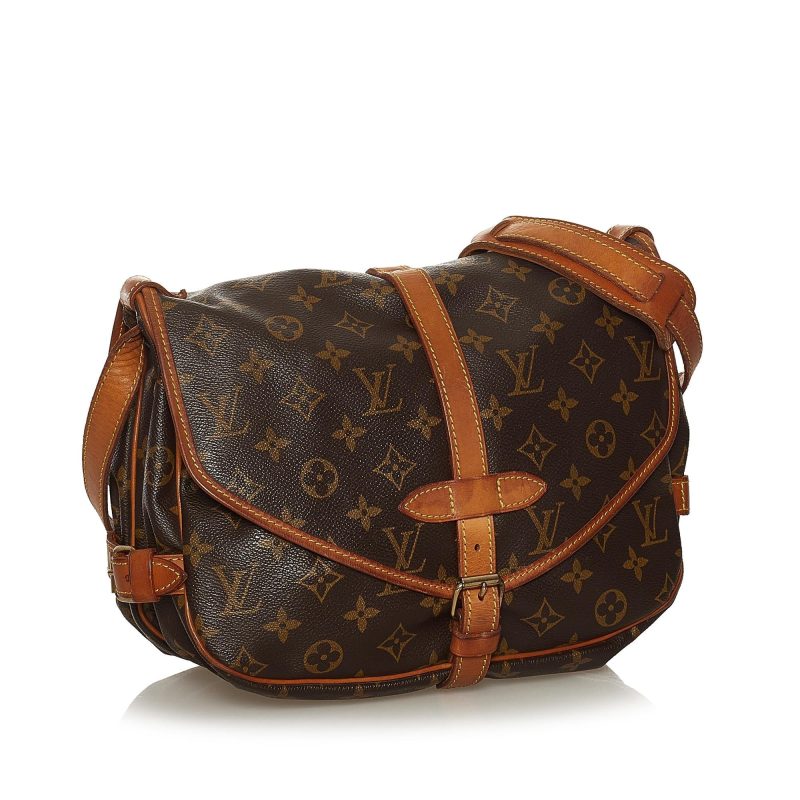 Louis Vuitton Monogram Saumur 30 (SHG-34428)