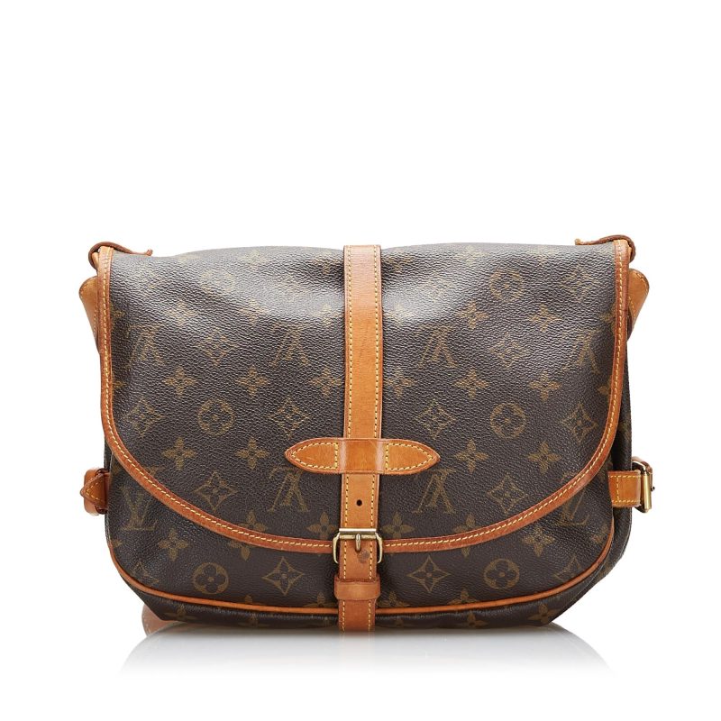 Louis Vuitton Monogram Saumur 30 (SHG-aTnHDs) - Image 2