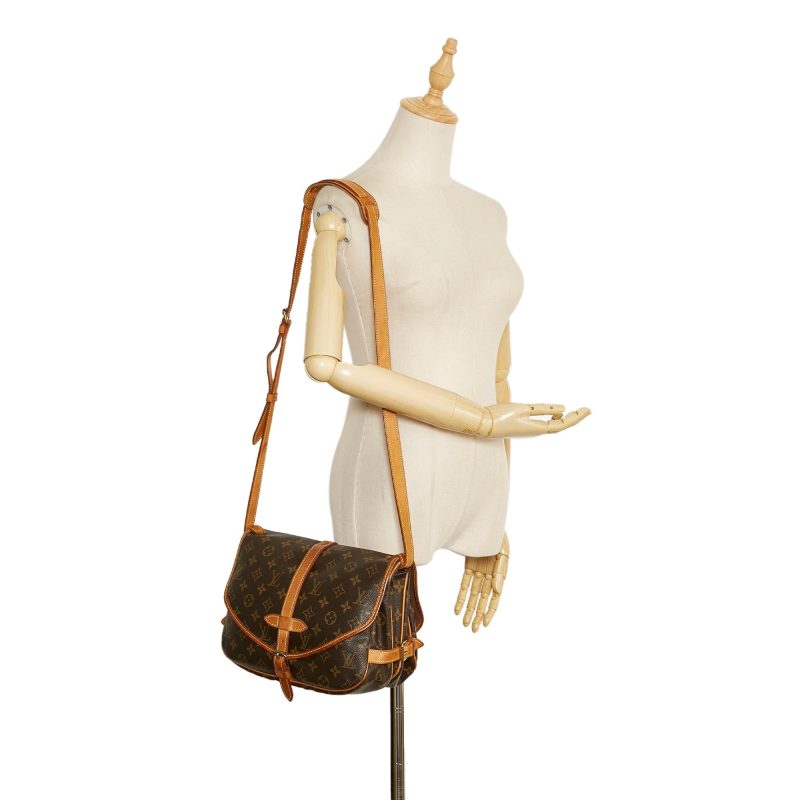 Louis Vuitton Monogram Saumur 30 (SHG-aTnHDs) - Image 4