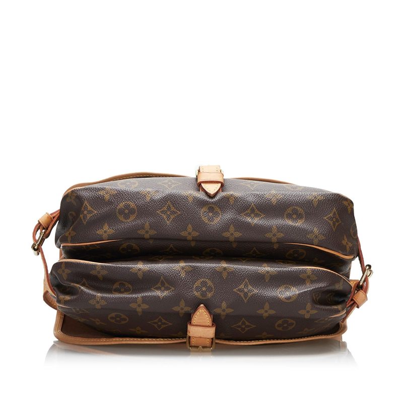 Louis Vuitton Monogram Saumur 30 (SHG-MDYoCb) - Image 3