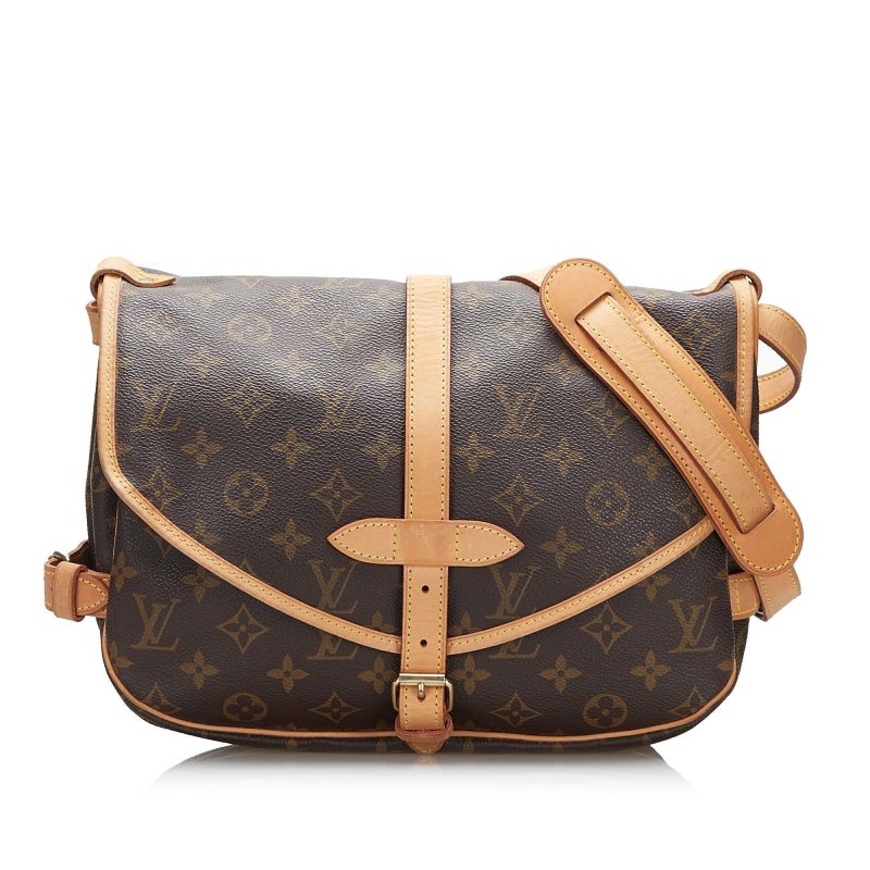 Louis Vuitton Monogram Saumur 30 (SHG-MDYoCb) - Image 13