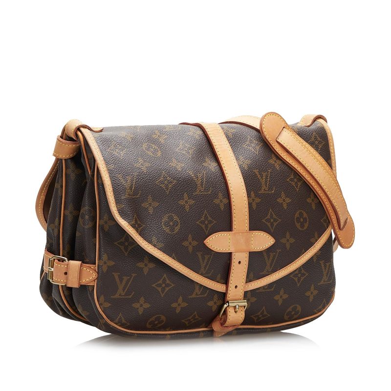 Louis Vuitton Monogram Saumur 30 (SHG-MDYoCb)