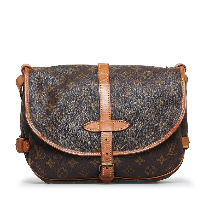 Louis Vuitton Monogram Saumur 30 (SHG-HMudzs) - Image 2