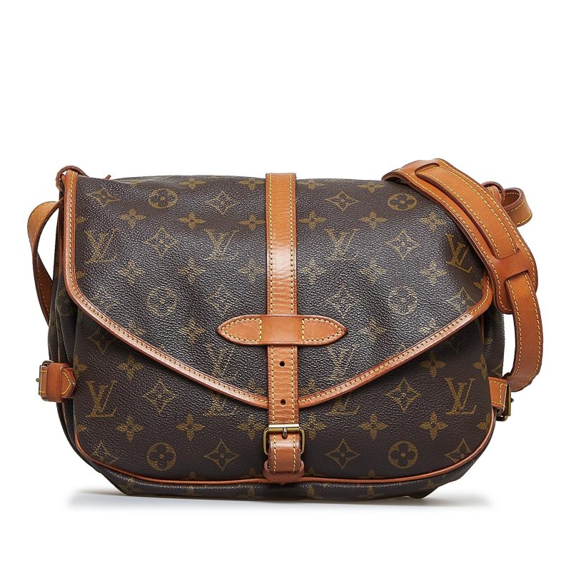 Louis Vuitton Monogram Saumur 30 (SHG-HMudzs) - Image 9