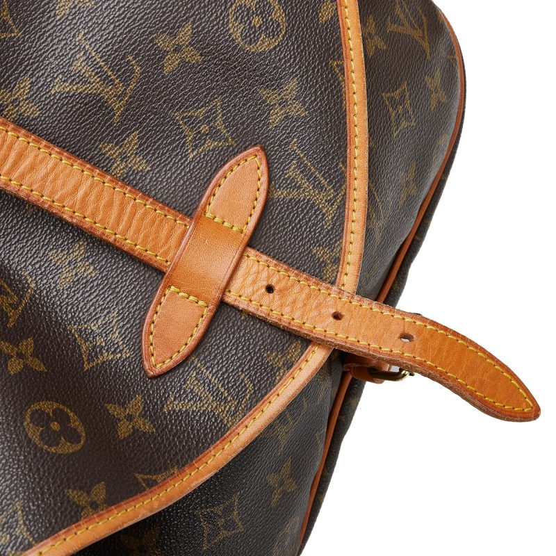 Louis Vuitton Monogram Saumur 30 (SHG-UjVfcT) - Image 9