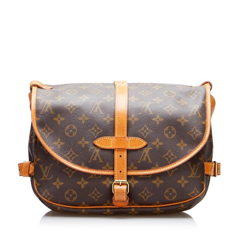 Louis Vuitton Monogram Saumur 30 (SHG-18kTad) - Image 2