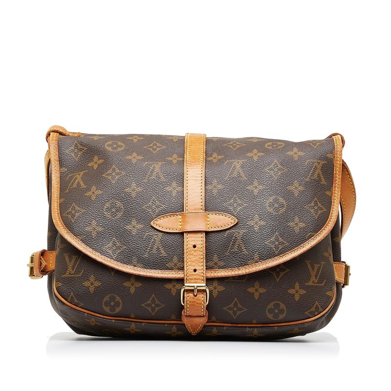 Louis Vuitton Monogram Saumur 30 (SHG-4LGzX9) - Image 2