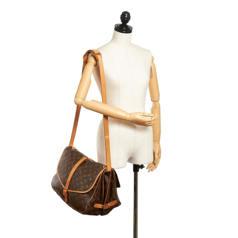 Louis Vuitton Monogram Saumur 35 (SHG-32028) - Image 4