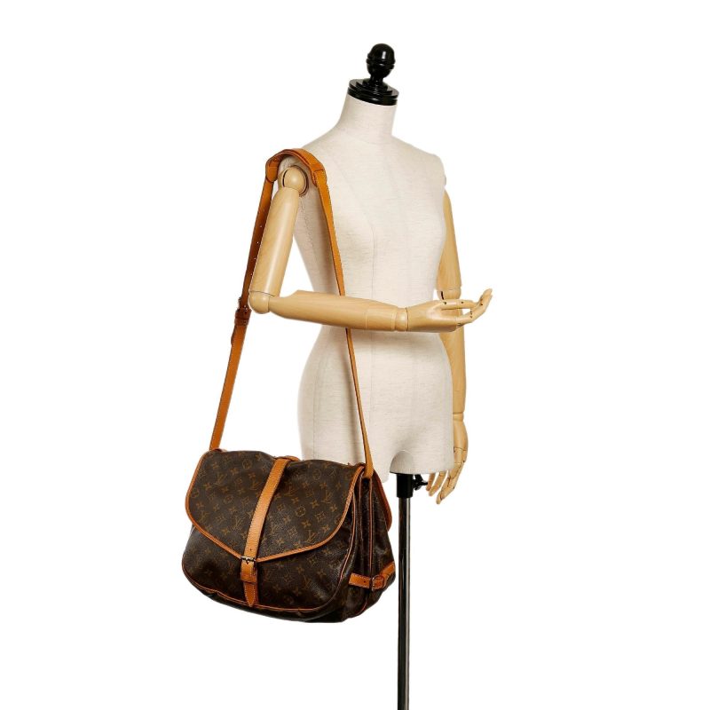 Louis Vuitton Monogram Saumur 35 (SHG-33267) - Image 4