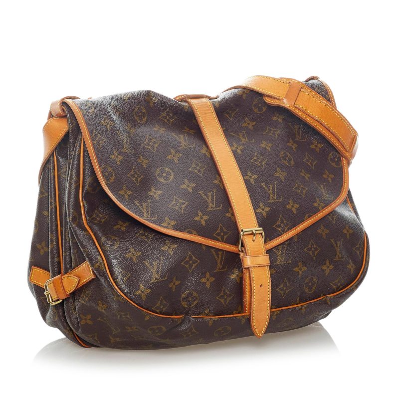 Louis Vuitton Monogram Saumur 35 (SHG-33267)