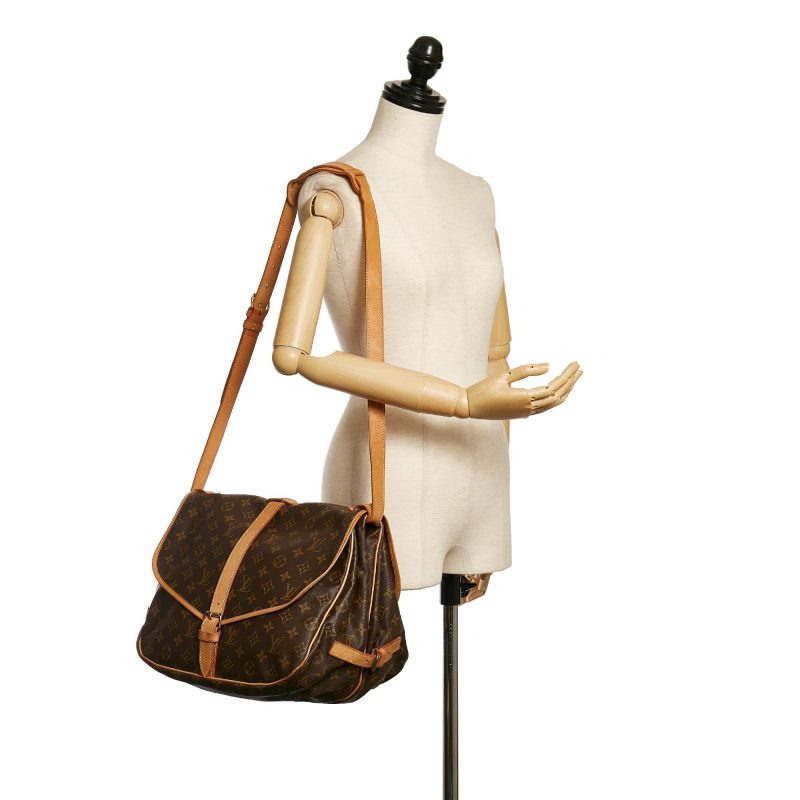 Louis Vuitton Monogram Saumur 35 (SHG-34374) - Image 4