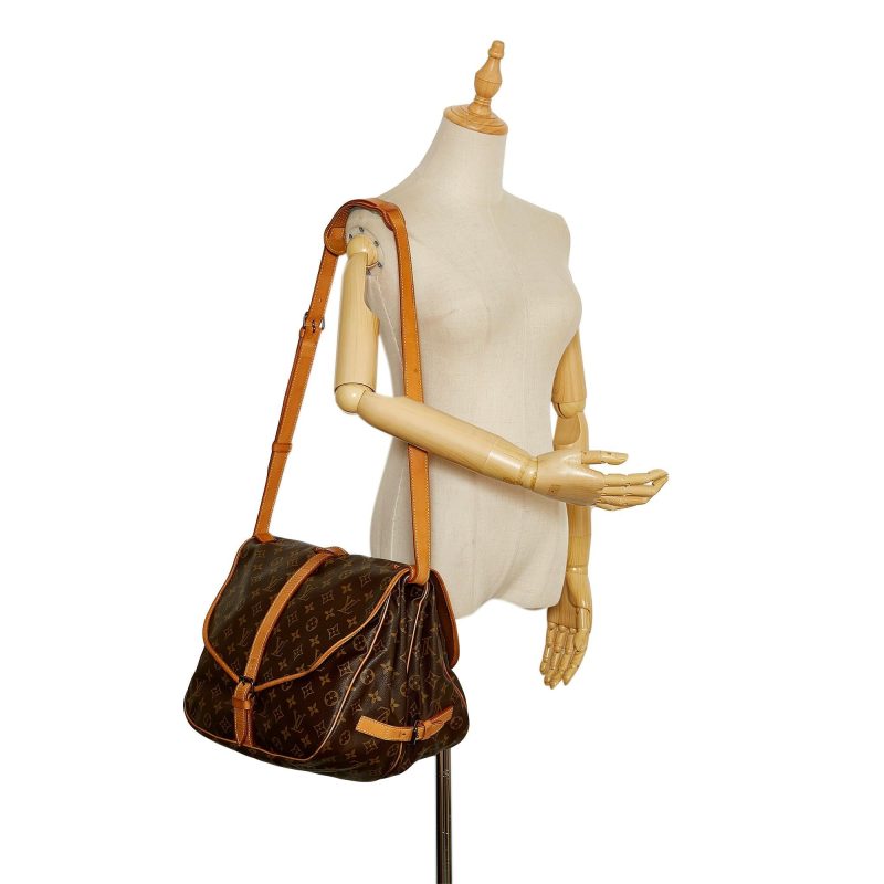 Louis Vuitton Monogram Saumur 35 (SHG-35913) - Image 4