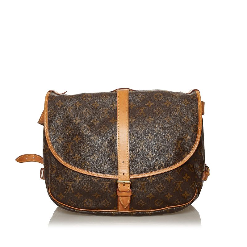 Louis Vuitton Monogram Saumur 35 (SHG-djGIoD) - Image 2
