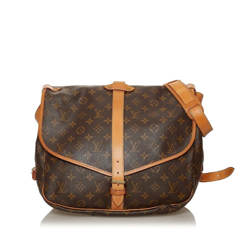 Louis Vuitton Monogram Saumur 35 (SHG-djGIoD) - Image 10