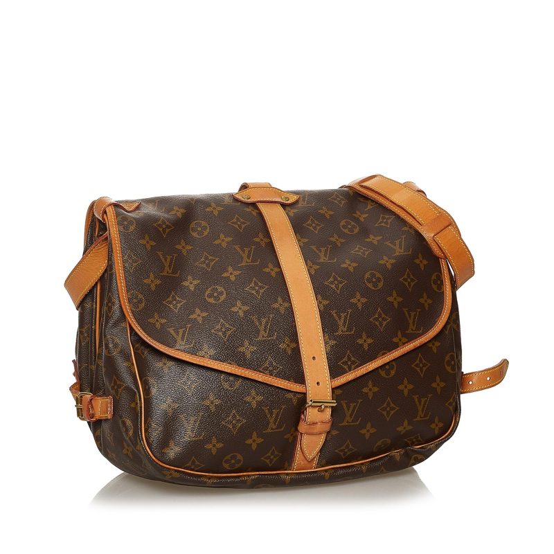 Louis Vuitton Monogram Saumur 35 (SHG-djGIoD)