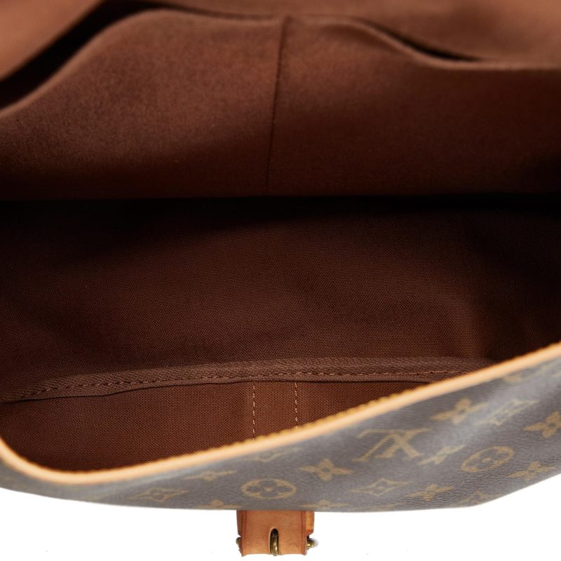Louis Vuitton Monogram Saumur 35 (SHG-Hp526P) - Image 6