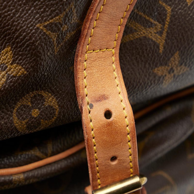 Louis Vuitton Monogram Saumur 35 (SHG-Tiy0GP) - Image 9