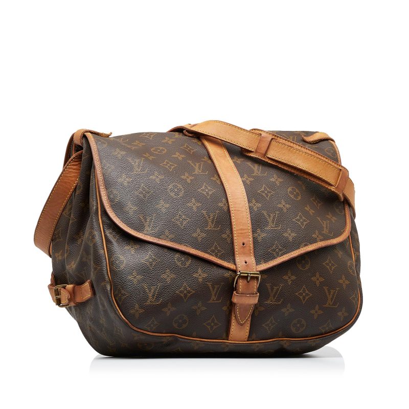 Louis Vuitton Monogram Saumur 35 (SHG-Tiy0GP)
