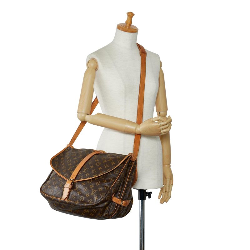 Louis Vuitton Monogram Saumur 35 (SHG-apxx0B) - Image 4