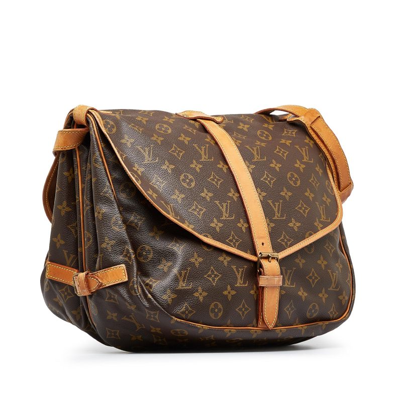 Louis Vuitton Monogram Saumur 35 (SHG-apxx0B)
