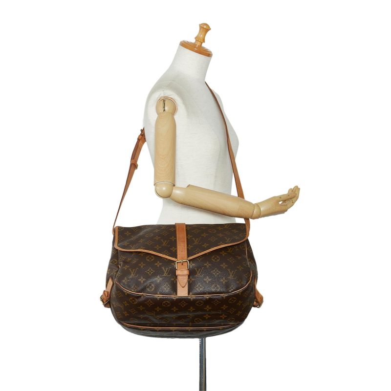 Louis Vuitton Monogram Saumur 35 (SHG-P8frKY) - Image 4