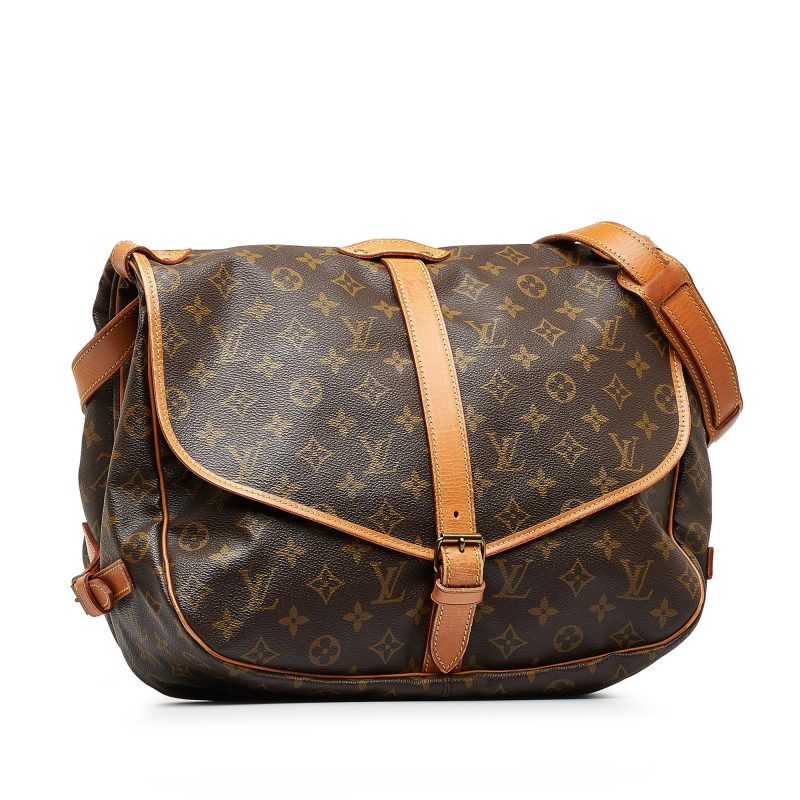 Louis Vuitton Monogram Saumur 35 (SHG-0UqiAX)