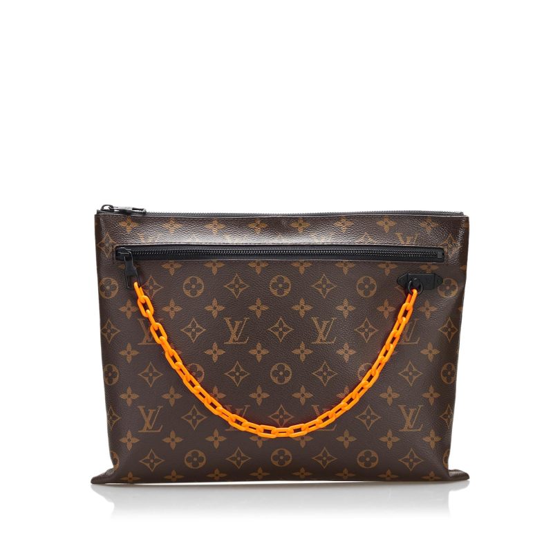 Louis Vuitton Monogram Solar Ray A4 Pochette (SHG-EXv5ni) - Image 9