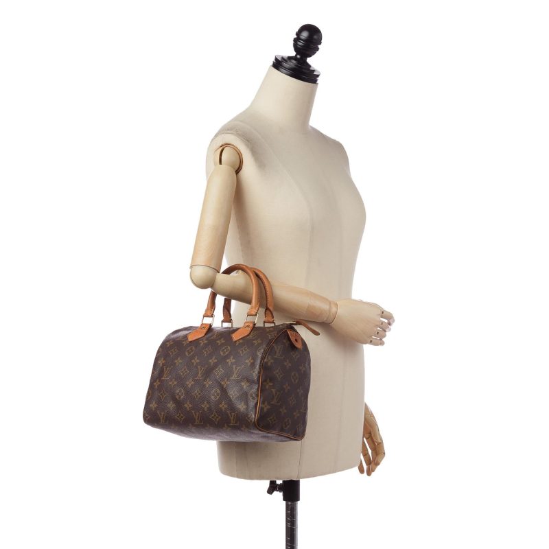 Louis Vuitton Monogram Speedy 25 (SHG-36598) - Image 4