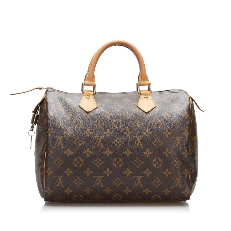 Louis Vuitton Monogram Speedy 25 (SHG-vRBoBp) - Image 2