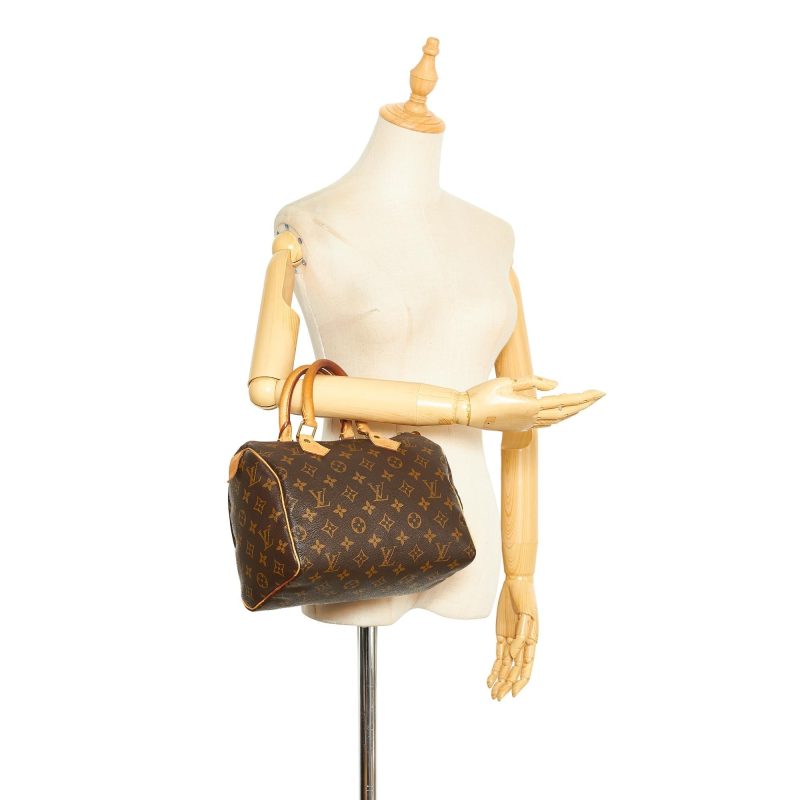 Louis Vuitton Monogram Speedy 25 (SHG-Aw9jM7) - Image 4