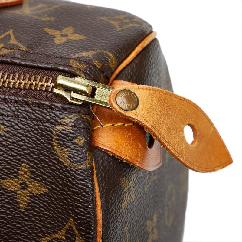 Louis Vuitton Monogram Speedy 25 (SHG-nh46DF) - Image 9