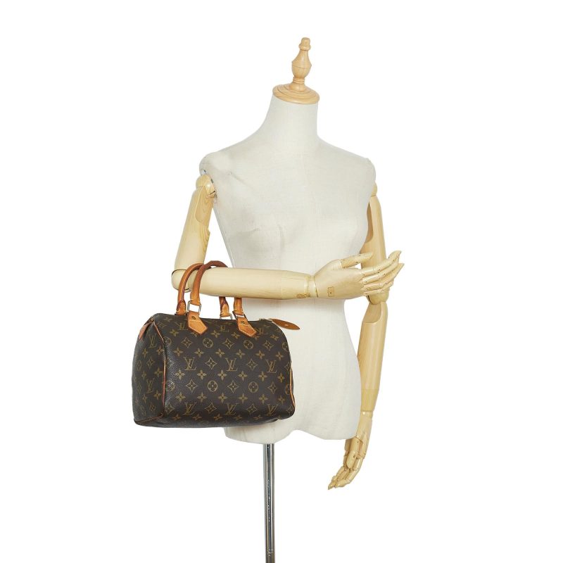 Louis Vuitton Monogram Speedy 25 (SHG-16M84M) - Image 4