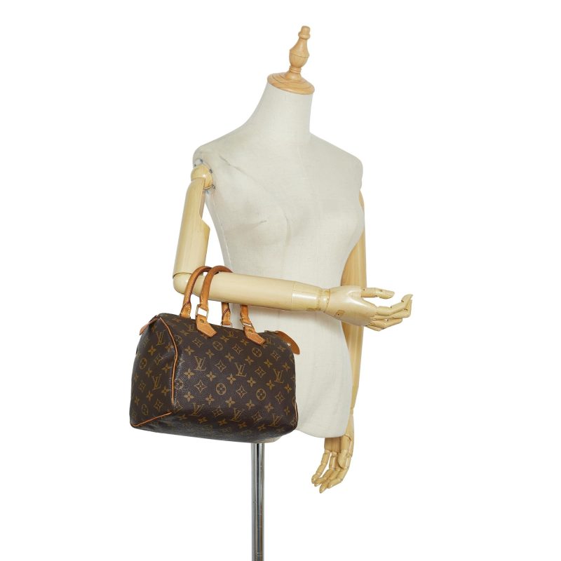 Louis Vuitton Monogram Speedy 25 (SHG-rUn5Vs) - Image 4