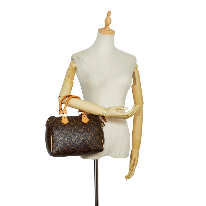 Louis Vuitton Monogram Speedy 25 (SHG-5HzKxI) - Image 4