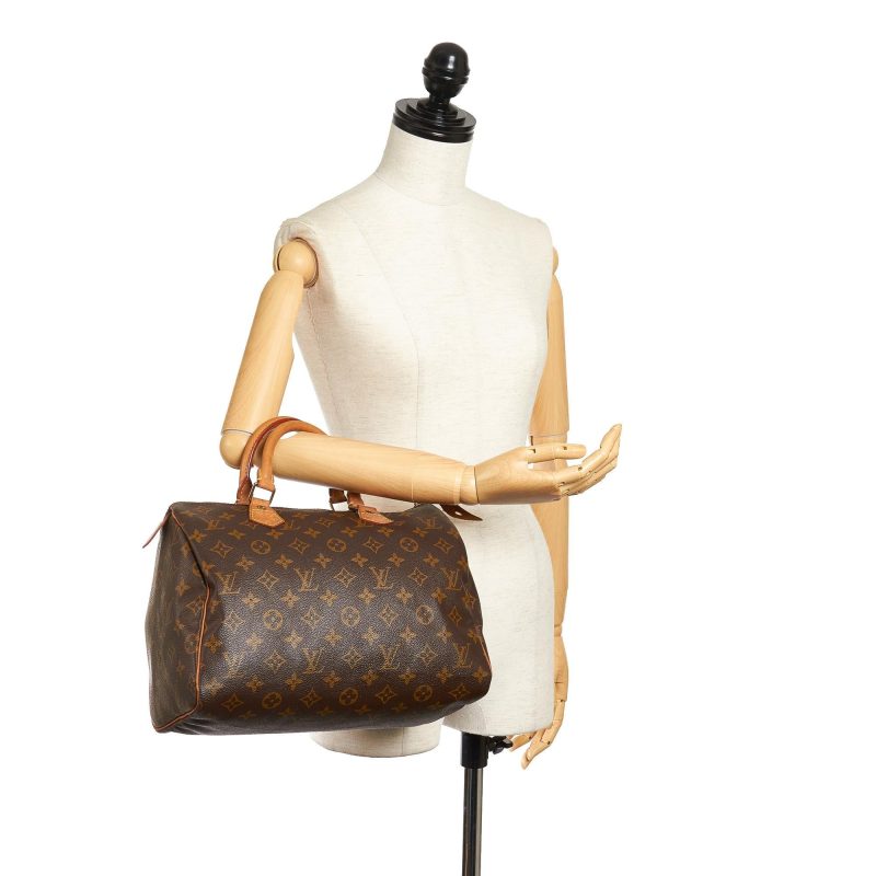 Louis Vuitton Monogram Speedy 30 (SHG-32423) - Image 4