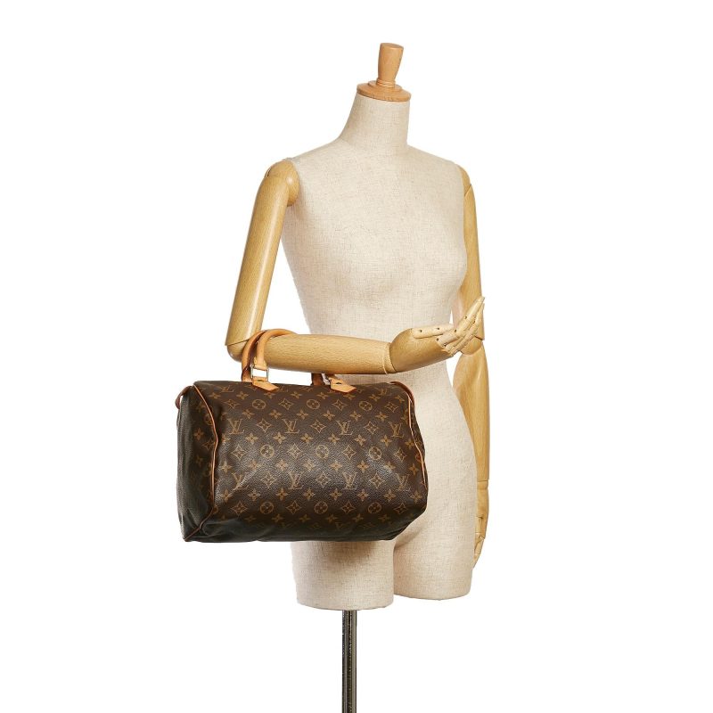 Louis Vuitton Monogram Speedy 30 (SHG-35130) - Image 4