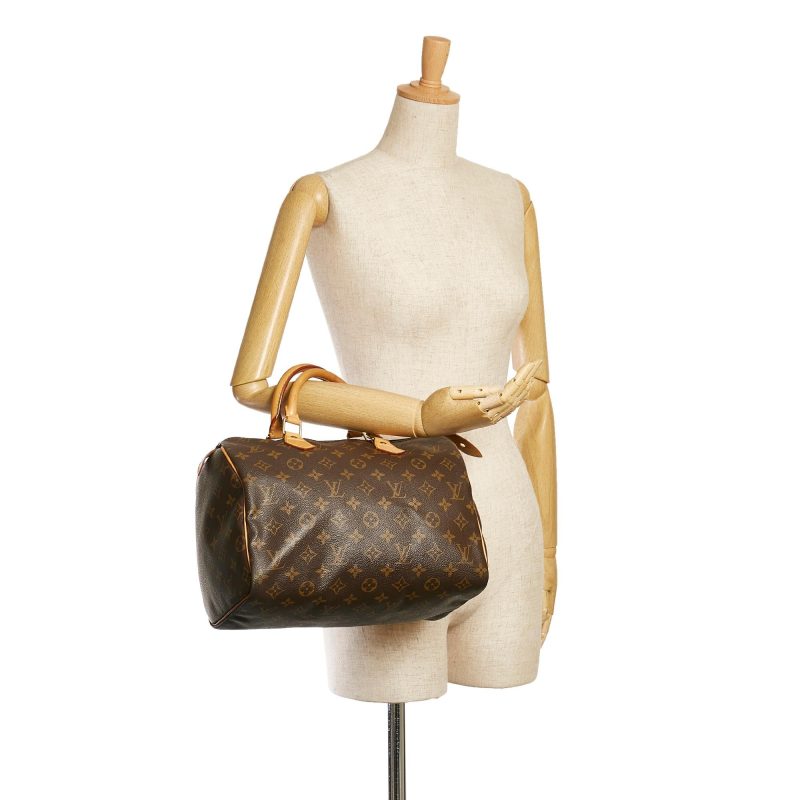 Louis Vuitton Monogram Speedy 30 (SHG-35183) - Image 4