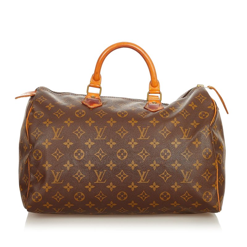 Louis Vuitton Monogram Speedy 35 (SHG-32561) - Image 9
