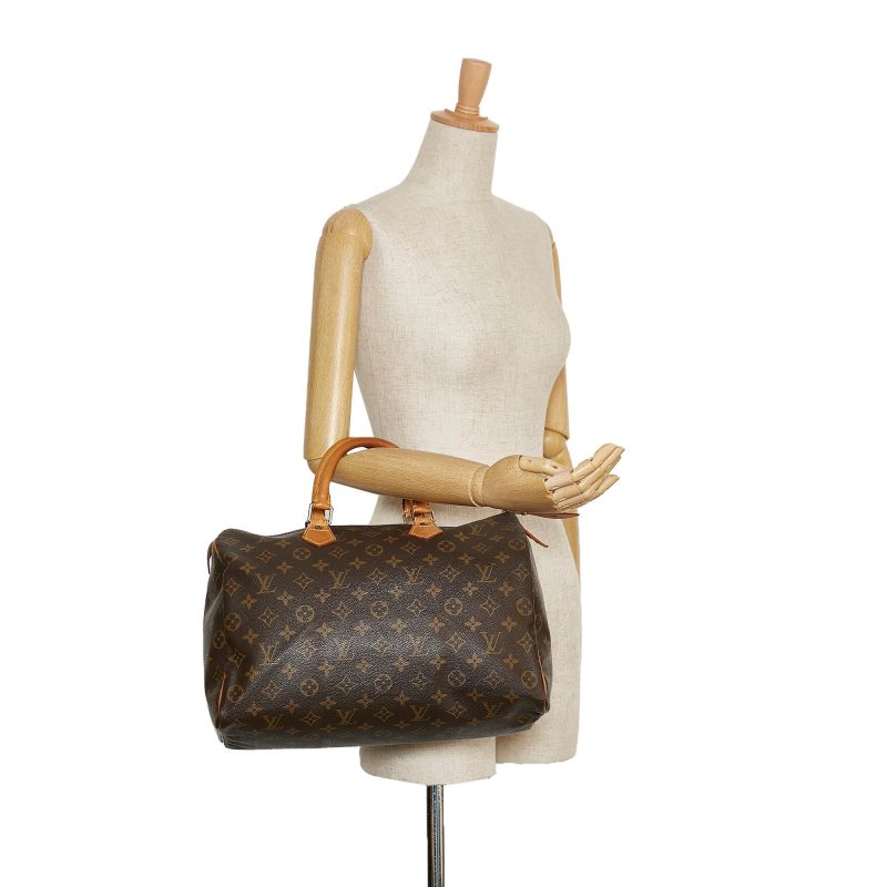 Louis Vuitton Monogram Speedy 35 (SHG-35143) - Image 4